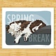 Pop Doggie Pop Doggie Red & White Springer Spaniel, Spring Break Print