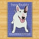 Pop Doggie Pop Doggie Bull Terrier Magnet, Headbutt Haha