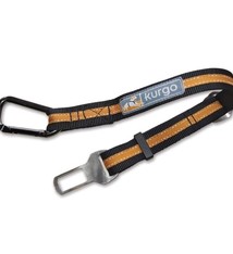 Kurgo Kurgo Direct to Seatbelt Tether, Black & Orange