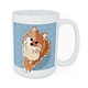 Pop Doggie Pop Doggie Pomeranian Mug, Time To Walk The Dog