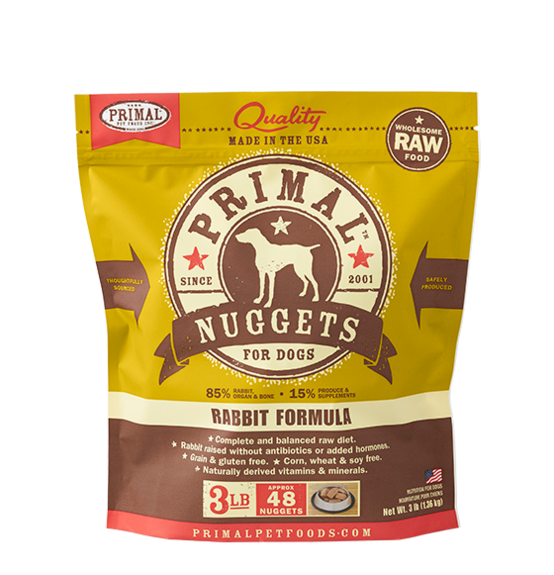 Primal Pet Foods Primal Raw Frozen Canine Rabbit Formula
