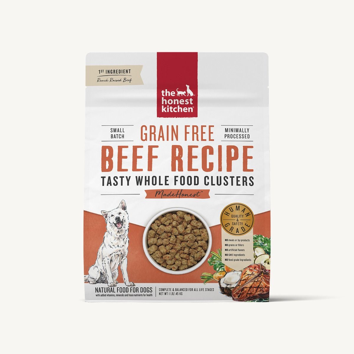 The Honest Kitchen Honest Kitchen Grain Free Beef Recipe Whole Food Clusters