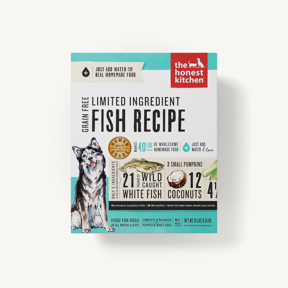 The Honest Kitchen Honest Kitchen Dehydrated Limited Ingredient Fish Recipe