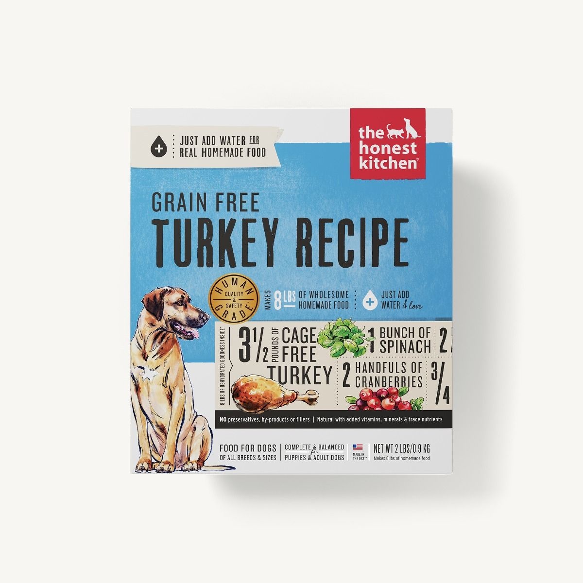 The Honest Kitchen Honest Kitchen Dehydrated Grain Free Turkey Recipe