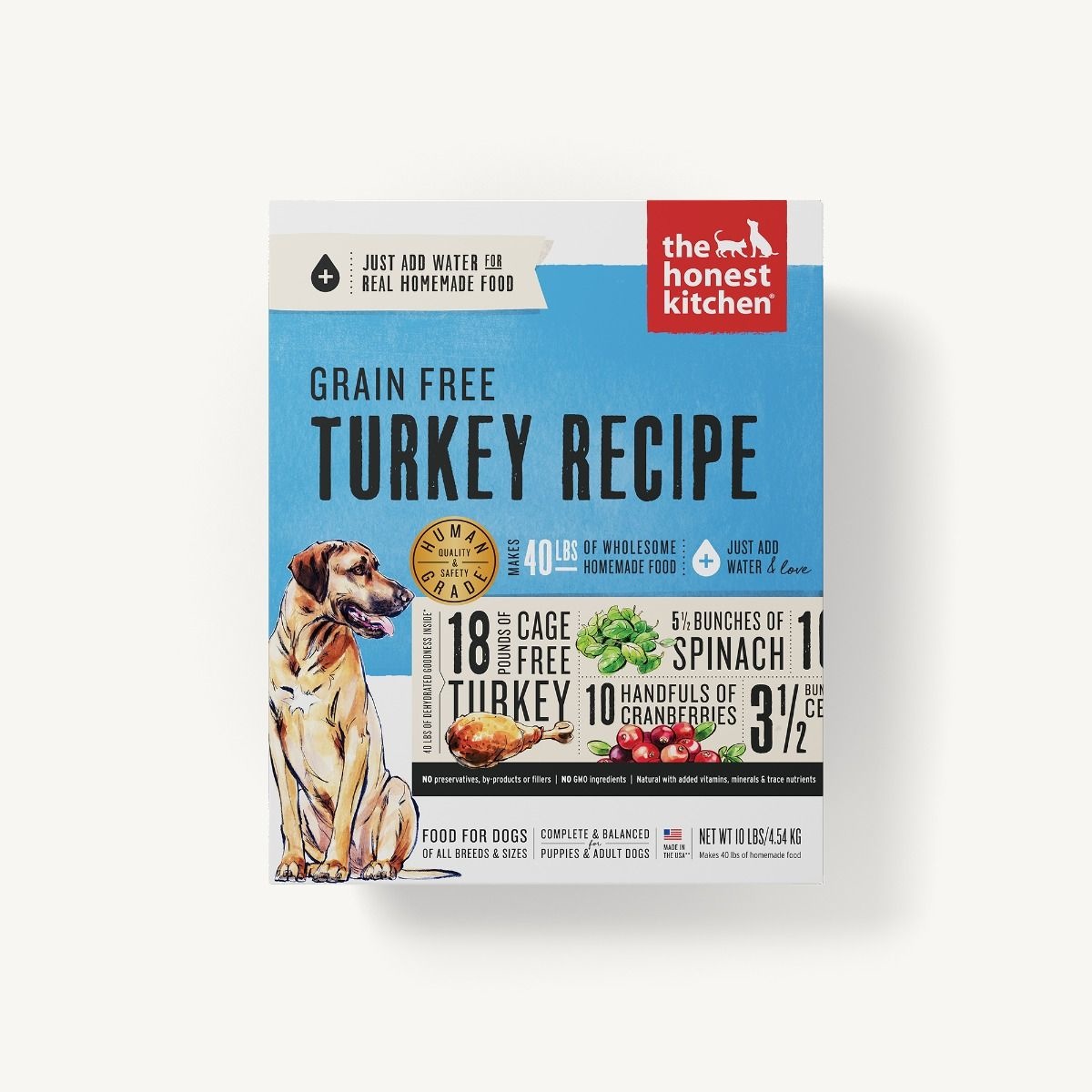 The Honest Kitchen Honest Kitchen Dehydrated Grain Free Turkey Recipe