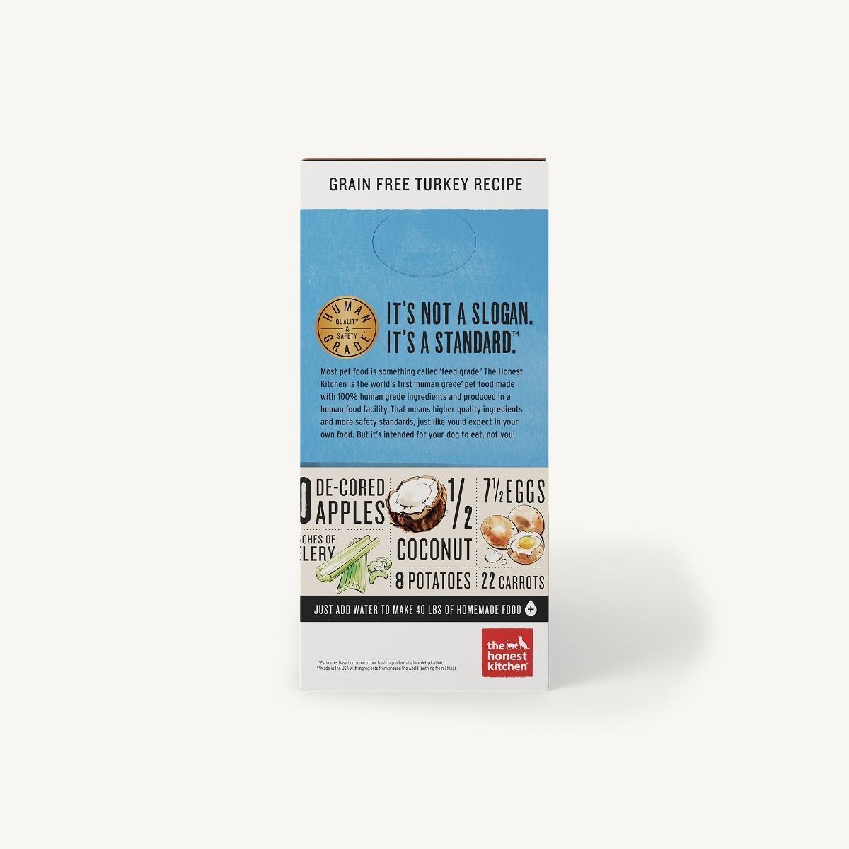 The Honest Kitchen Honest Kitchen Dehydrated Grain Free Turkey Recipe