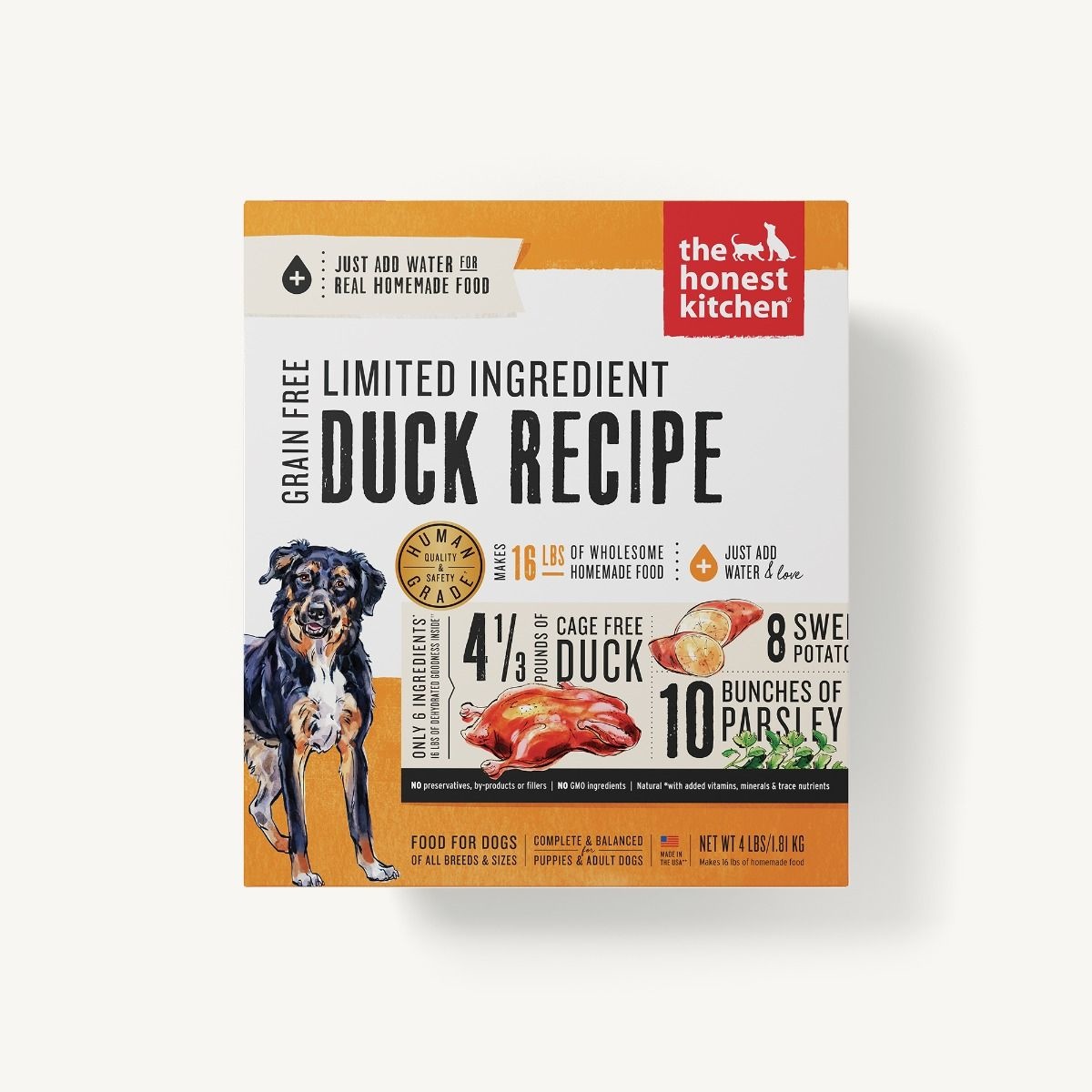 The Honest Kitchen Honest Kitchen Dehydrated Limited Ingredient Duck Recipe