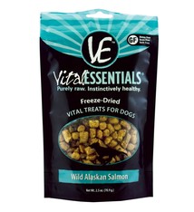 Vital Essentials Vital Essentials Freeze Dried Raw Salmon Bites 2.5oz