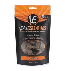 Vital Essentials Vital Essentials Freeze Dried Raw Beef Liver 2.1oz