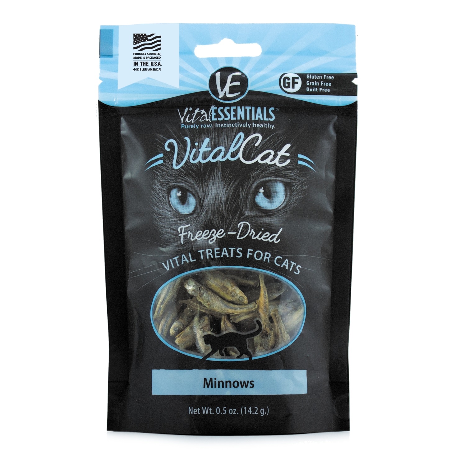 Vital Essentials Vital Essentials Freeze Dried Minnows For Cats 5.5oz