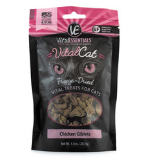 Vital Essentials Vital Essentials Freeze Dried Raw Chicken Giblets For Cats 1oz