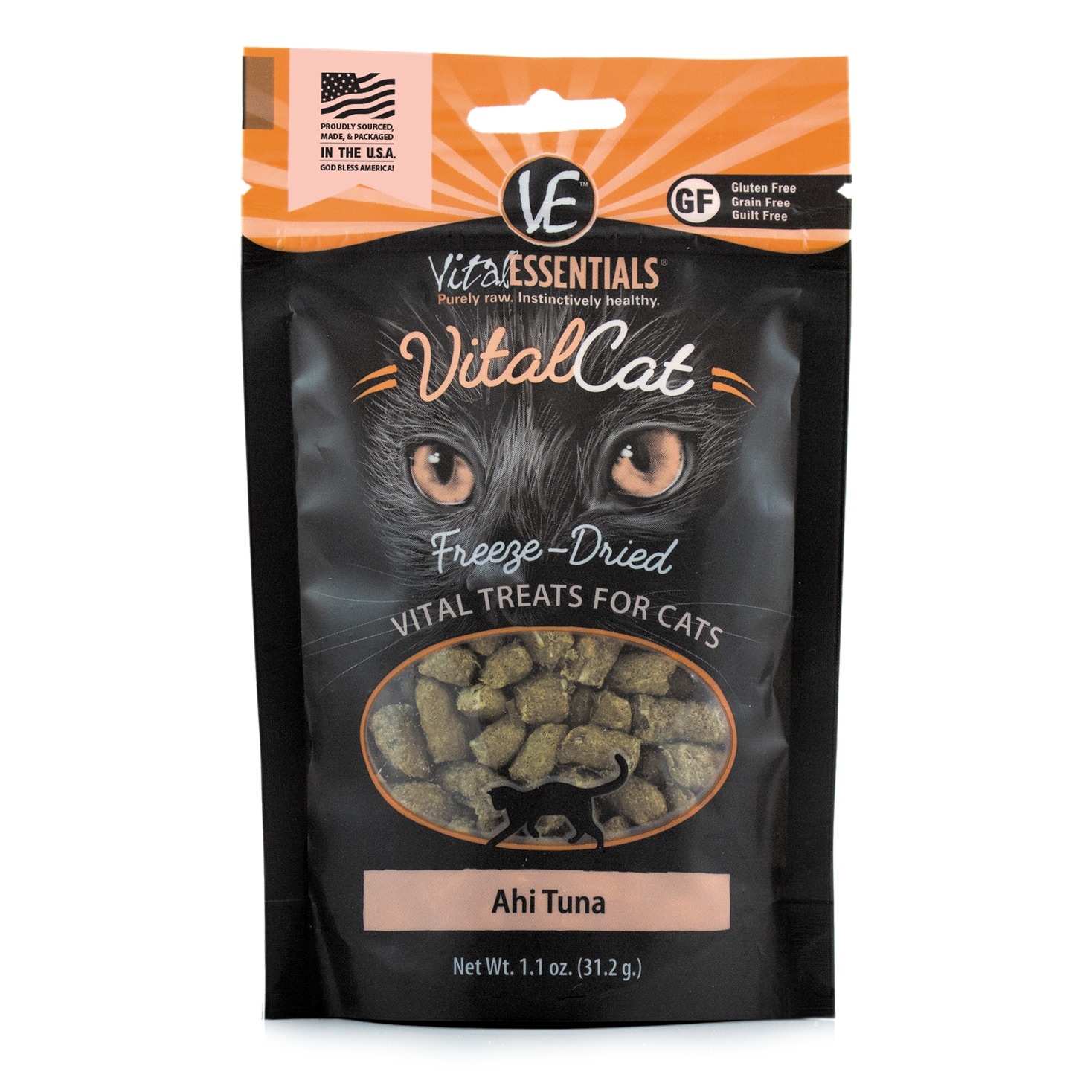 Vital Essentials Vital Essentials Freeze Dried Raw Ahi Tuna For Cats 1.1oz