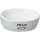 Ethical Ethical Nantucket Meow Dish Gray 5"