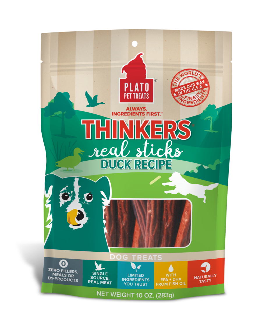 Plato Pet Treats Plato Thinkers Real Sticks Duck Recipe