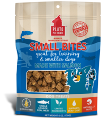 Plato Pet Treats Plato Small Bites Grain Free Salmon Recipe