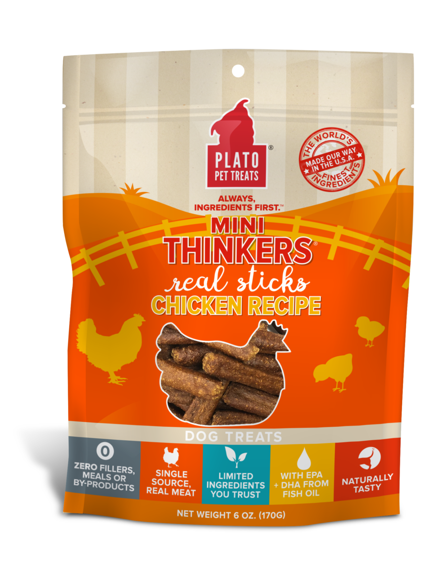 Plato Pet Treats Plato Mini Thinkers Chicken Recipe