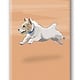 Paper Russells Jack Russel Terrier, Jumping Fridge Magnet