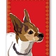 Paper Russells Chihuahua, Profile Fridge Magnet