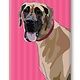 Paper Russells Great Dane, Fawn Fridge Magnet