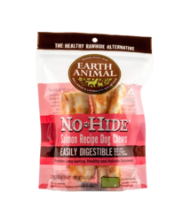 Earth Animal Earth Animal No Hide Salmon Chew Small 4" 2 Pack