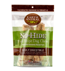 Earth Animal Earth Animal No Hide Pork Chew Medium 7" 2 Pack