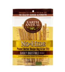 Earth Animal Earth Animal No Hide Peanut Butter Stix 10 Pack