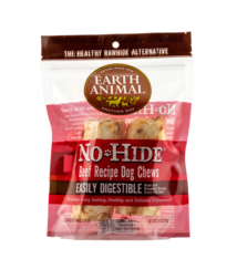 Earth Animal Earth Animal No Hide Beef Chew Small 4" 2 Pack