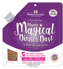 Stella & Chewys Stella & Chewys Marie’s Magical Dinner Dust Cage-Free Chicken & Salmon Recipe For Cats 7oz