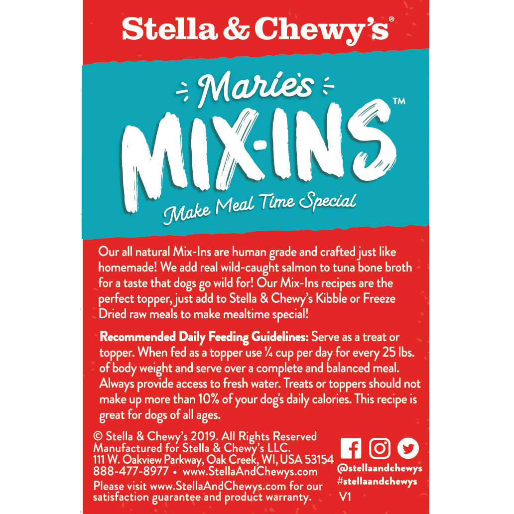 Stella & Chewys Stella & Chewys Marie's Mix-Ins Wild-Caught Salmon & Pumpkin Recipe