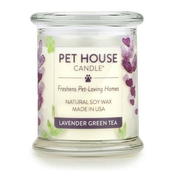 One Fur All Pet House Candle Lavender Green Tea 9oz