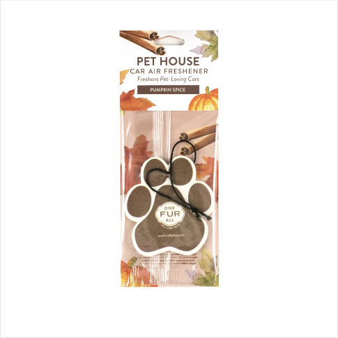 One Fur All Pet House Car Air Freshener Pumpkin Spice