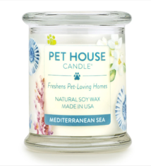 One Fur All Pet House Candle Mediteranean Sea 9oz