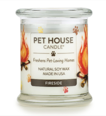 One Fur All Pet House Candle Fireside 9oz