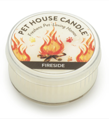 One Fur All Pet House Candle Mini Fireside 1.5oz