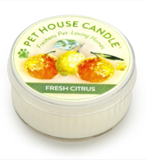 One Fur All Pet House Candle Mini Fresh Citrus 1.5oz