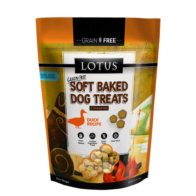 Lotus Pet Foods Lotus Grain Free Soft Baked Duck Recipe 10oz
