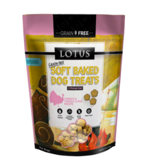 Lotus Pet Foods Lotus Grain Free Soft Baked Turkey & Turkey Liver Recipe 10oz