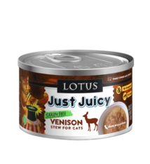 Lotus Pet Foods Lotus Just Juicy Venison Stew For Cats