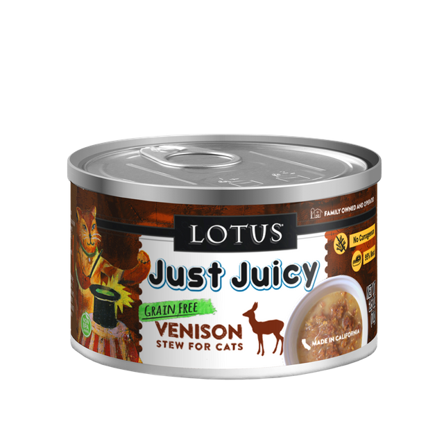 Lotus Pet Foods Lotus Just Juicy Venison Stew For Cats