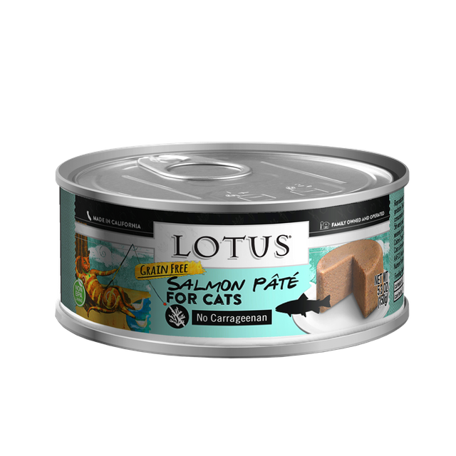 Lotus Pet Foods Lotus Grain Free Salmon And Vegetable Pate For Cats