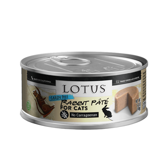 Lotus Pet Foods Lotus Grain Free Rabbit And Vegetable For Cats