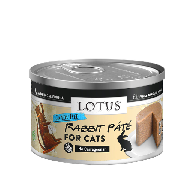 Lotus Pet Foods Lotus Grain Free Rabbit And Vegetable For Cats