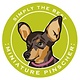 Paper Russells Simply The Best Miniature Pinscher Car Magnet