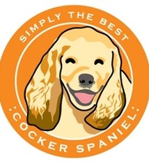 Paper Russells Simply The Best Cocker Spaniel Car Magnet
