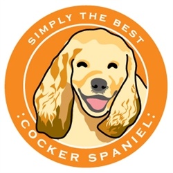 Paper Russells Simply The Best Cocker Spaniel Car Magnet