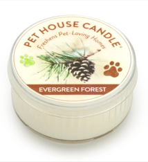 One Fur All Pet House Candle Mini Evergreen Forest 1.5oz