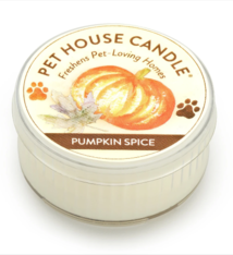 One Fur All Pet House Candle Mini Pumpkin Spice 1.5oz