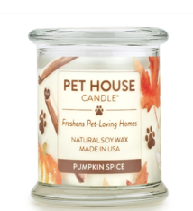 One Fur All Pet House Candle Pumpkin Spice 9oz