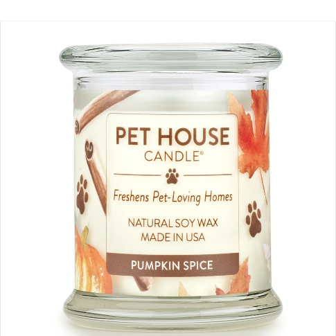 One Fur All Pet House Candle Pumpkin Spice 9oz