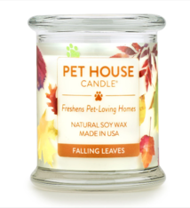 One Fur All Pet House Candle Falling Leaves 9oz